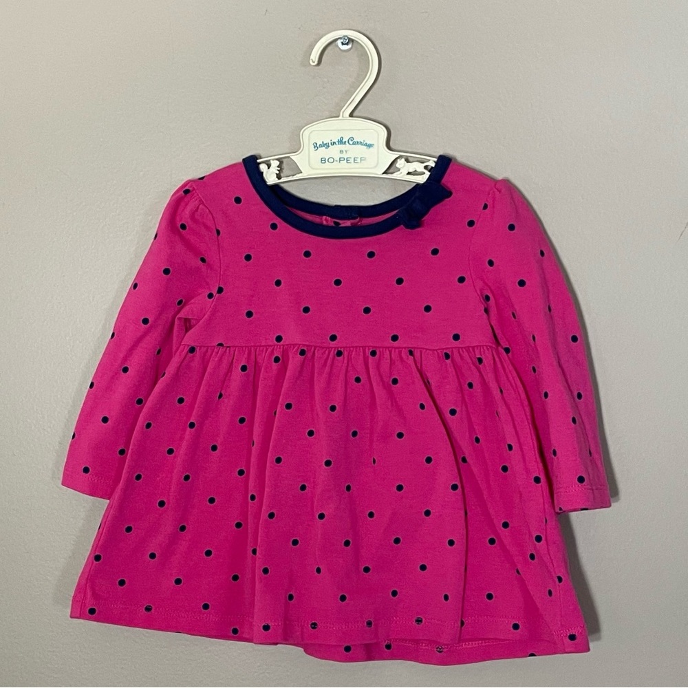 Baby girl pink polka dot dress | Little Me
